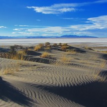 Dunes with Salinas Grandes